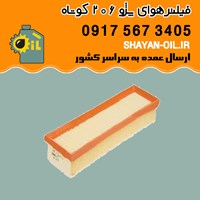 فیلتر هوا پژو ۲۰۶ کوتاه